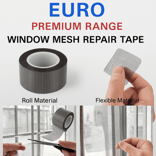 MeshMaster Pro - Invisible Window & Screen Repair Tape Rol - pakautostore